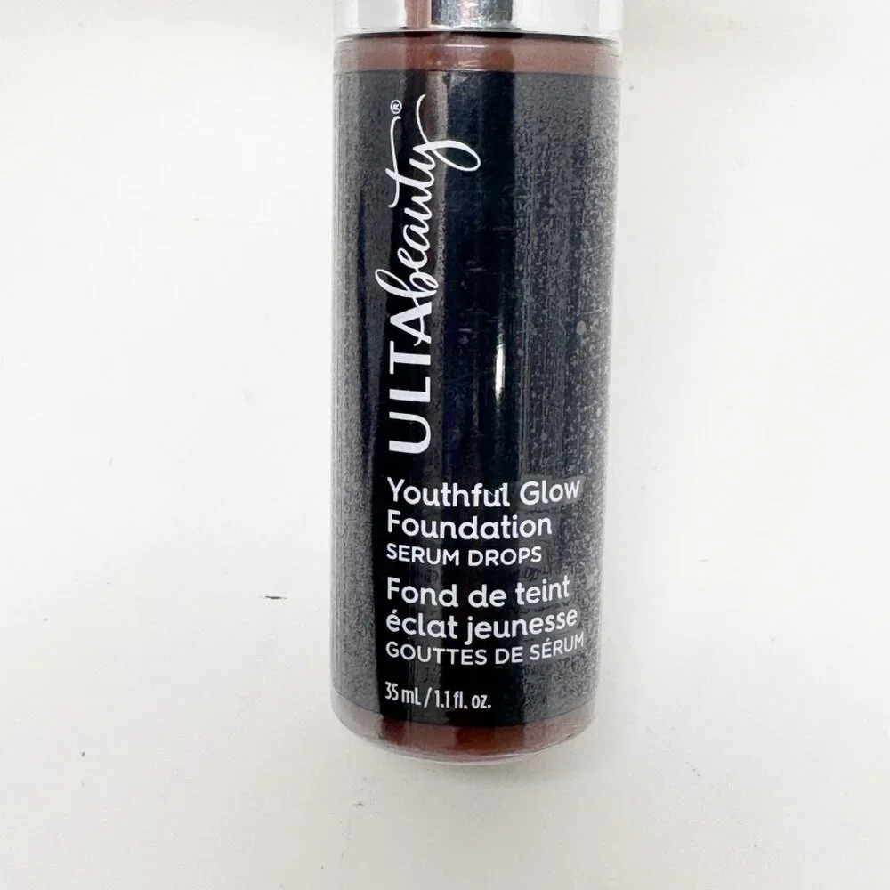 Lot of 2 - Ulta TAN WARM Beauty Youthful Glow Foundation Serum Drops  NEW SEALED